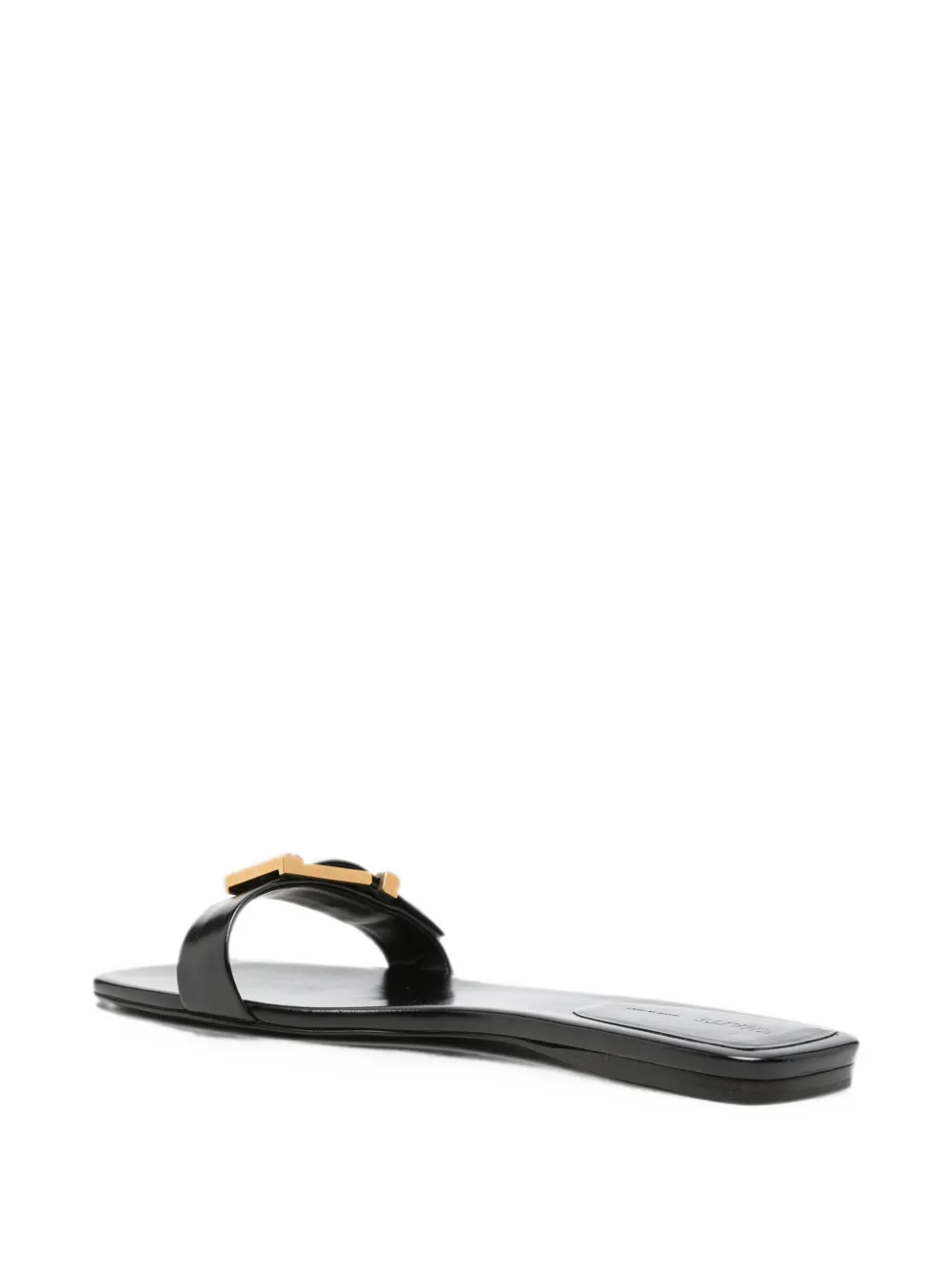 KHAITE Manhattan sandalen met gespbandje Zwart