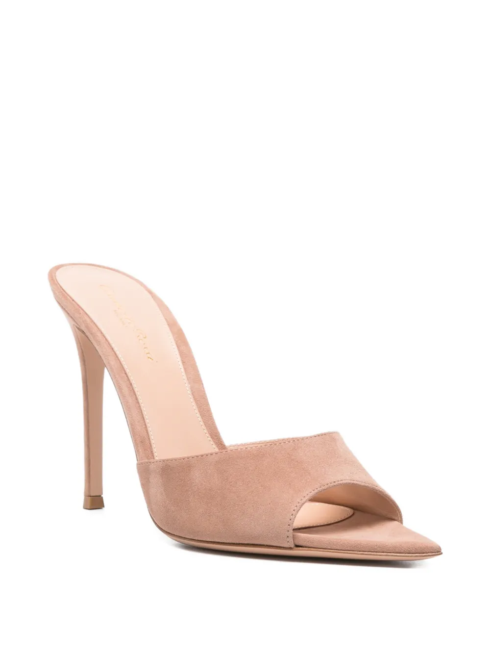 Gianvito Rossi Elle pointed-toe sandals Roze