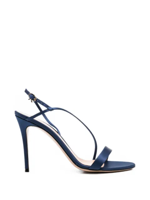 Gianvito Rossi 맨해튼 새틴 힐 샌들