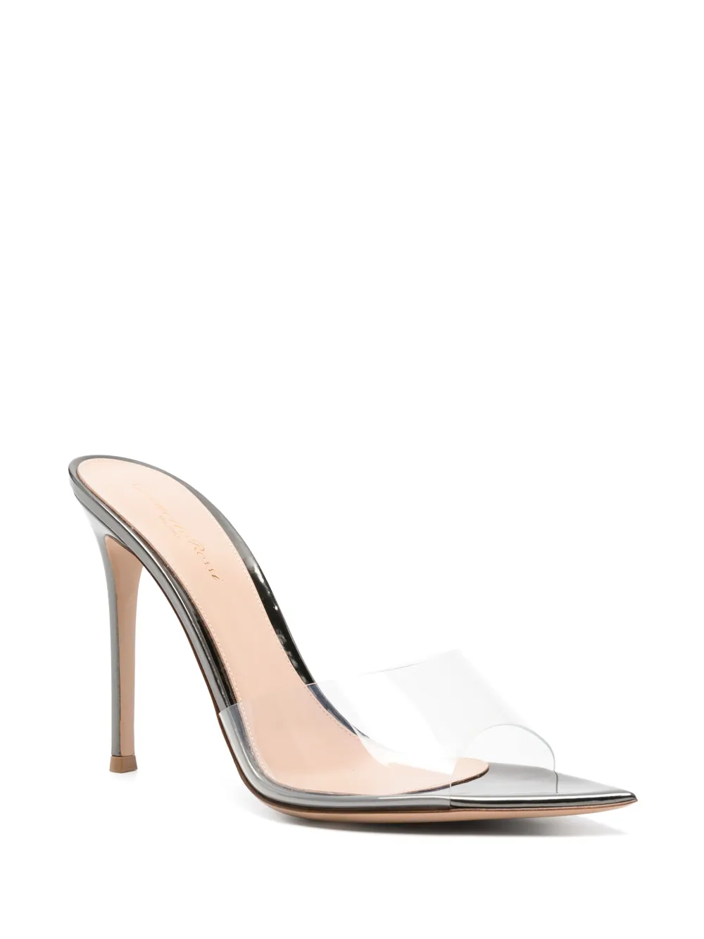 Gianvito Rossi 120 mm pumps met doorzichtig bandje Wit