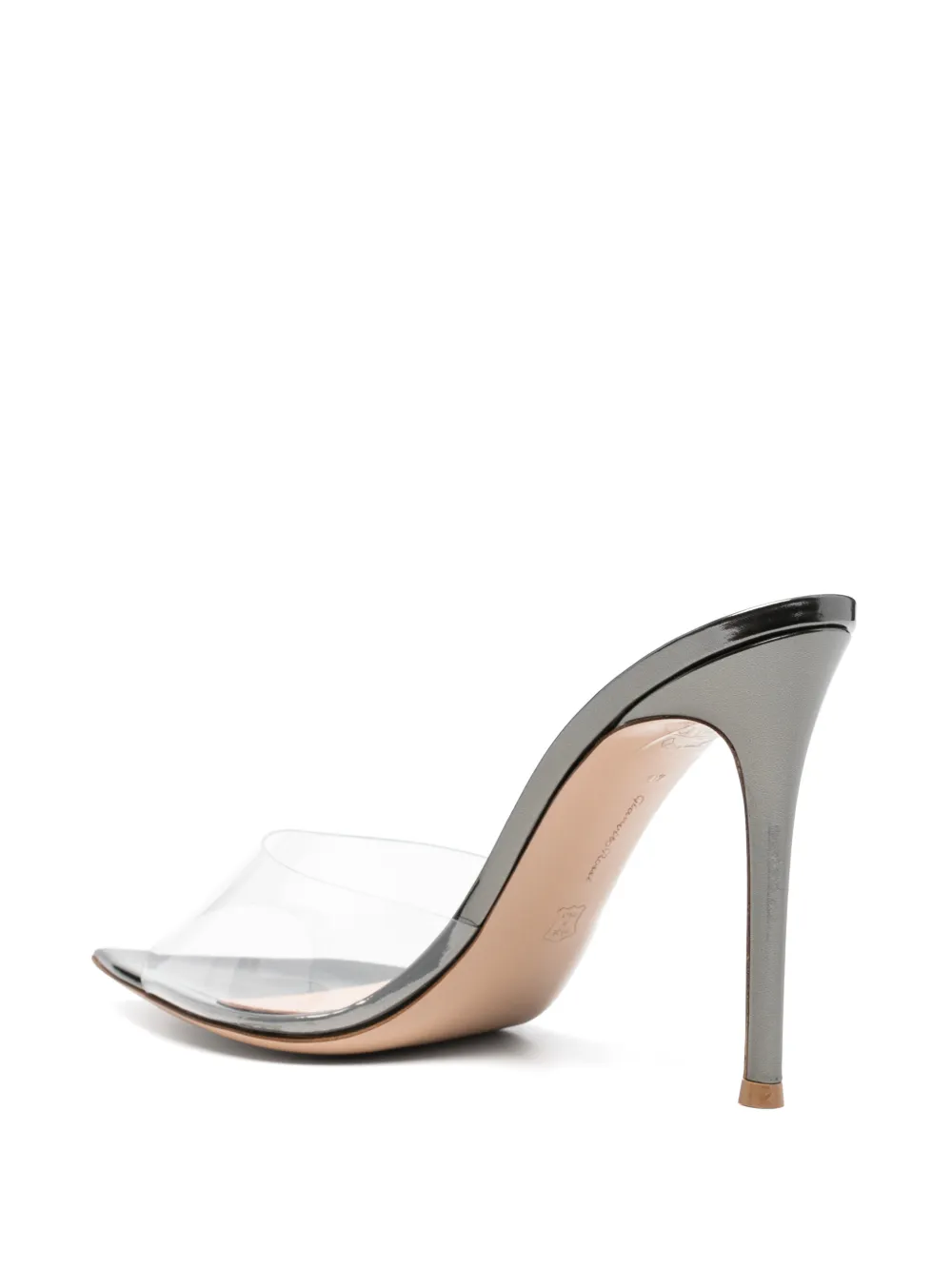 Gianvito Rossi 120 mm pumps met doorzichtig bandje Wit
