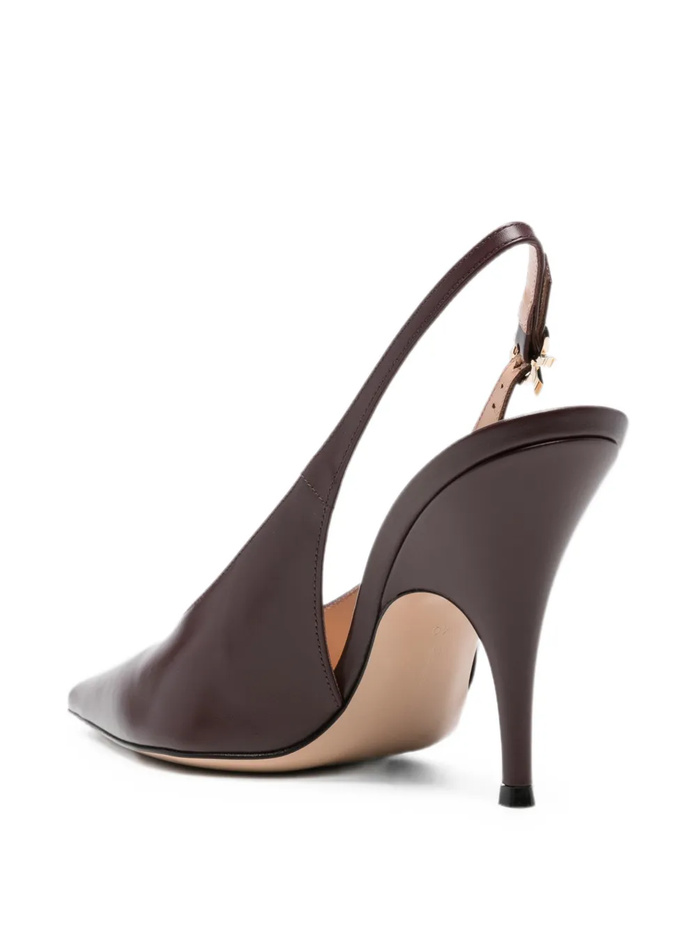 Gianvito Rossi Sofia slingback heeled pumps Rood