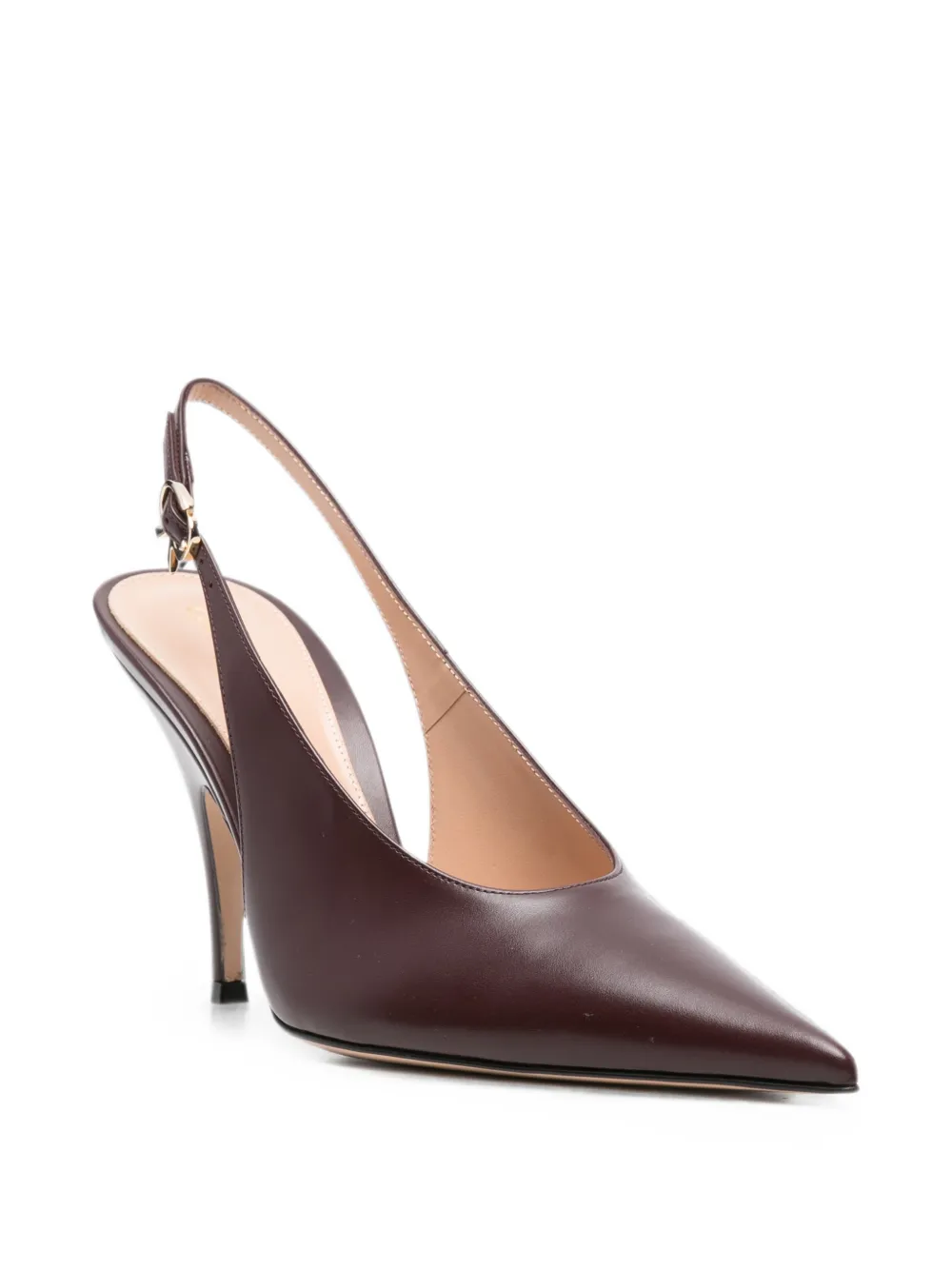 Gianvito Rossi Sofia slingback heeled pumps Rood