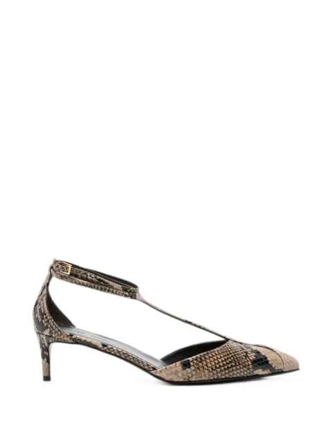 KHAITE Mia snakeskin-effect pumps