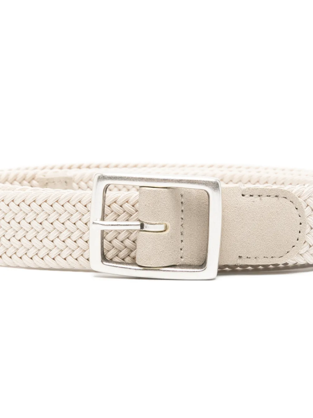 Dell'oglio Gevlochten riem Wit