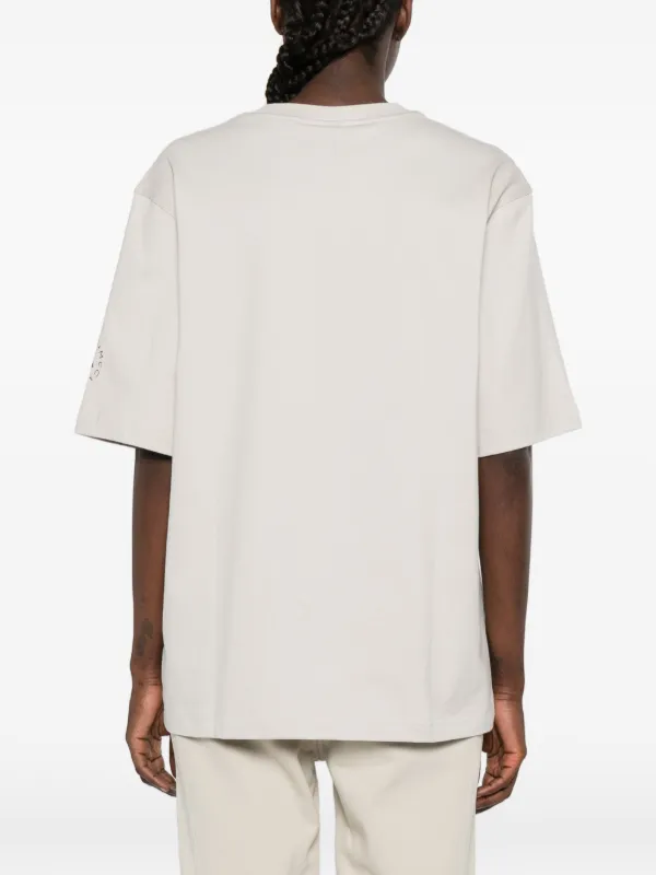  by Stella McCartney Tシャツ Adidas By Stella McCartney Patterned T-shirt | Neutrals | FARFETCH