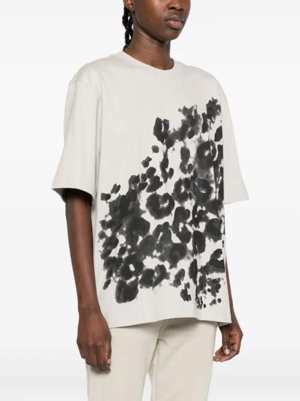 Adidas By Stella McCartney Patterned T-shirt | Neutrals | FARFETCH AO