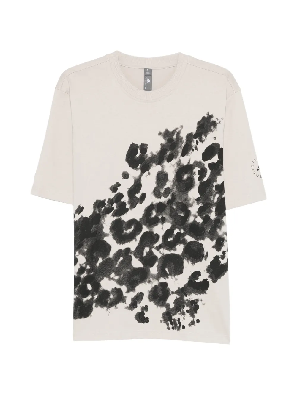 adidas by Stella McCartney patterned T-shirt - Toni neutri