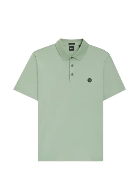 BOSS polo à détail de logo