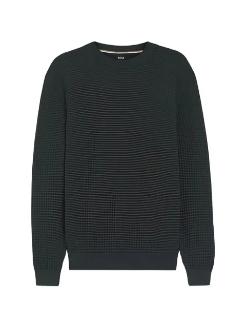 BOSS sweater med rund hals