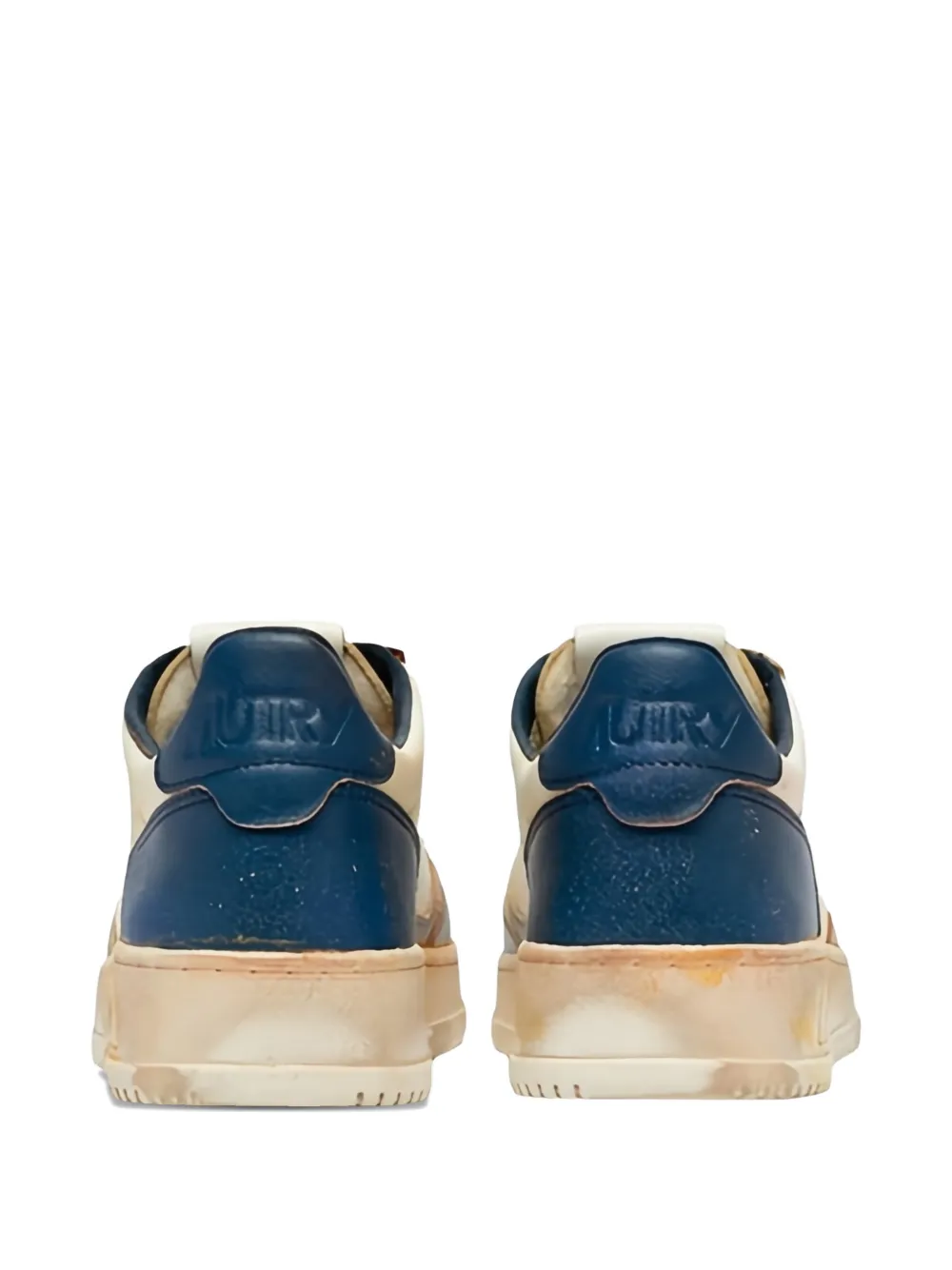 Autry Super Vintage Low logo-detail sneakers Wit