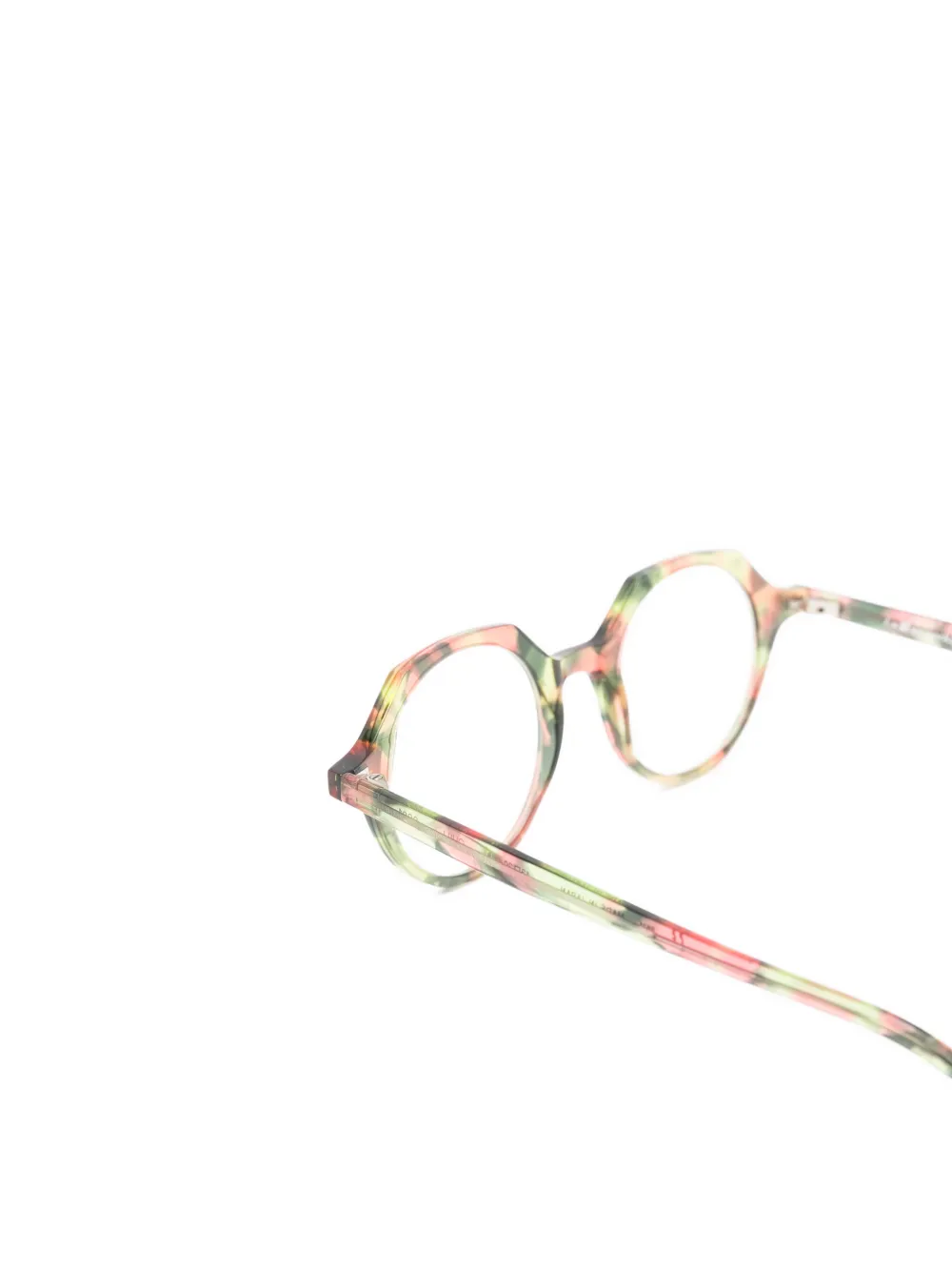  L.a. Eyeworks Quill Round-frame Glasses - Green 