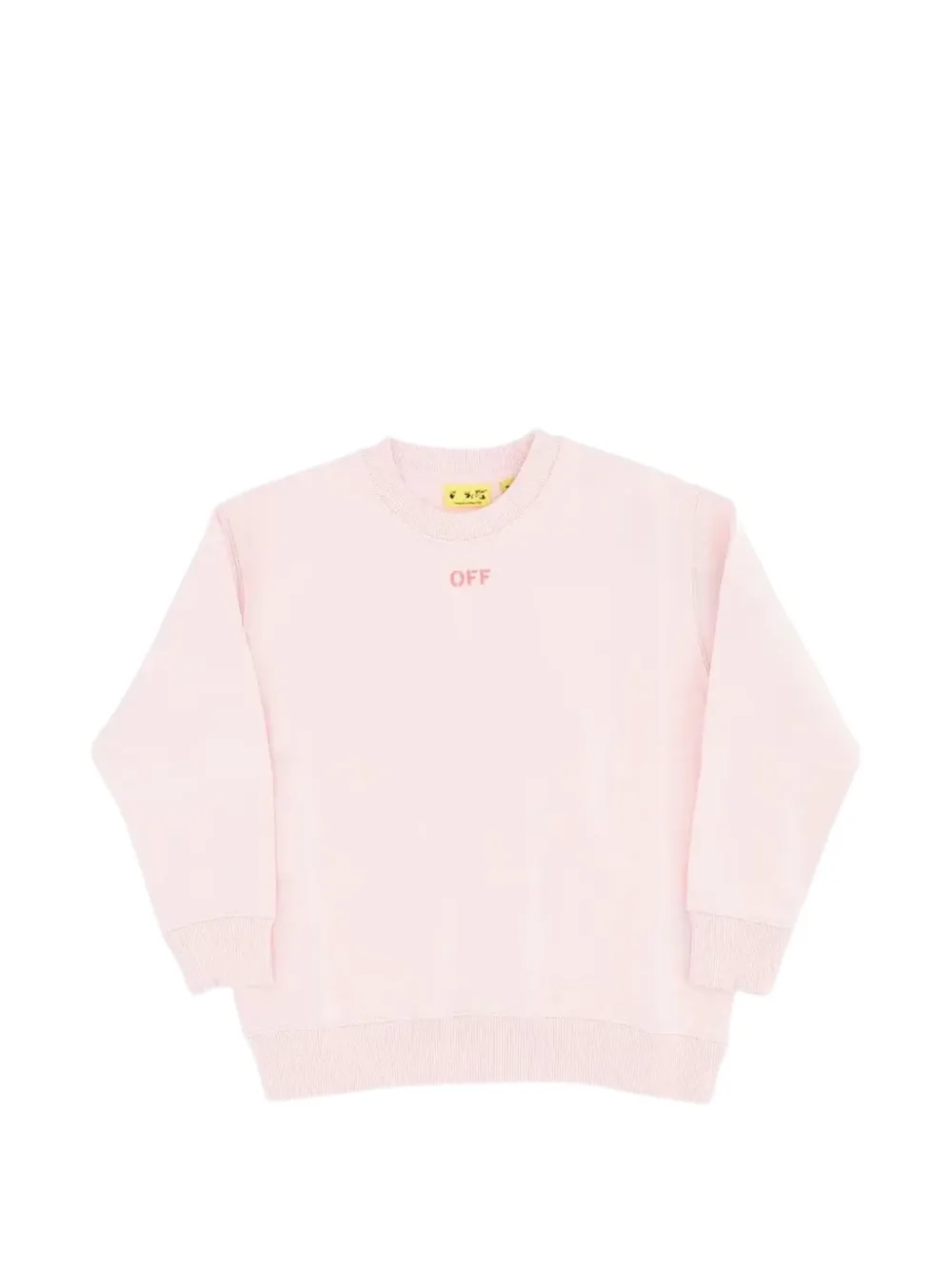 Off-White Kids crew neck sweatshirt - Pink