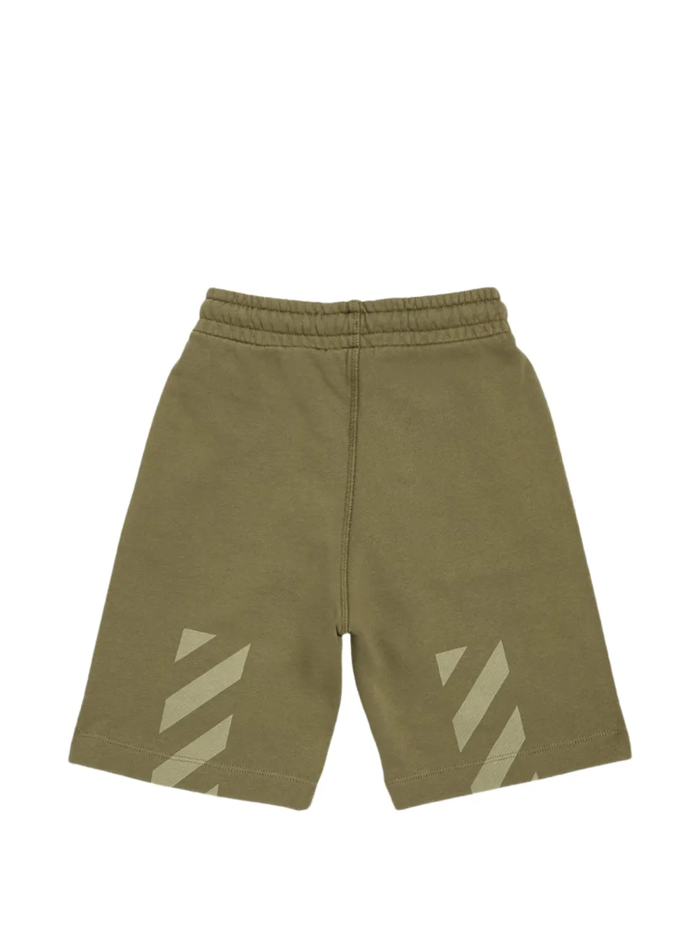 Off-White Kids Shorts met logoprint Groen