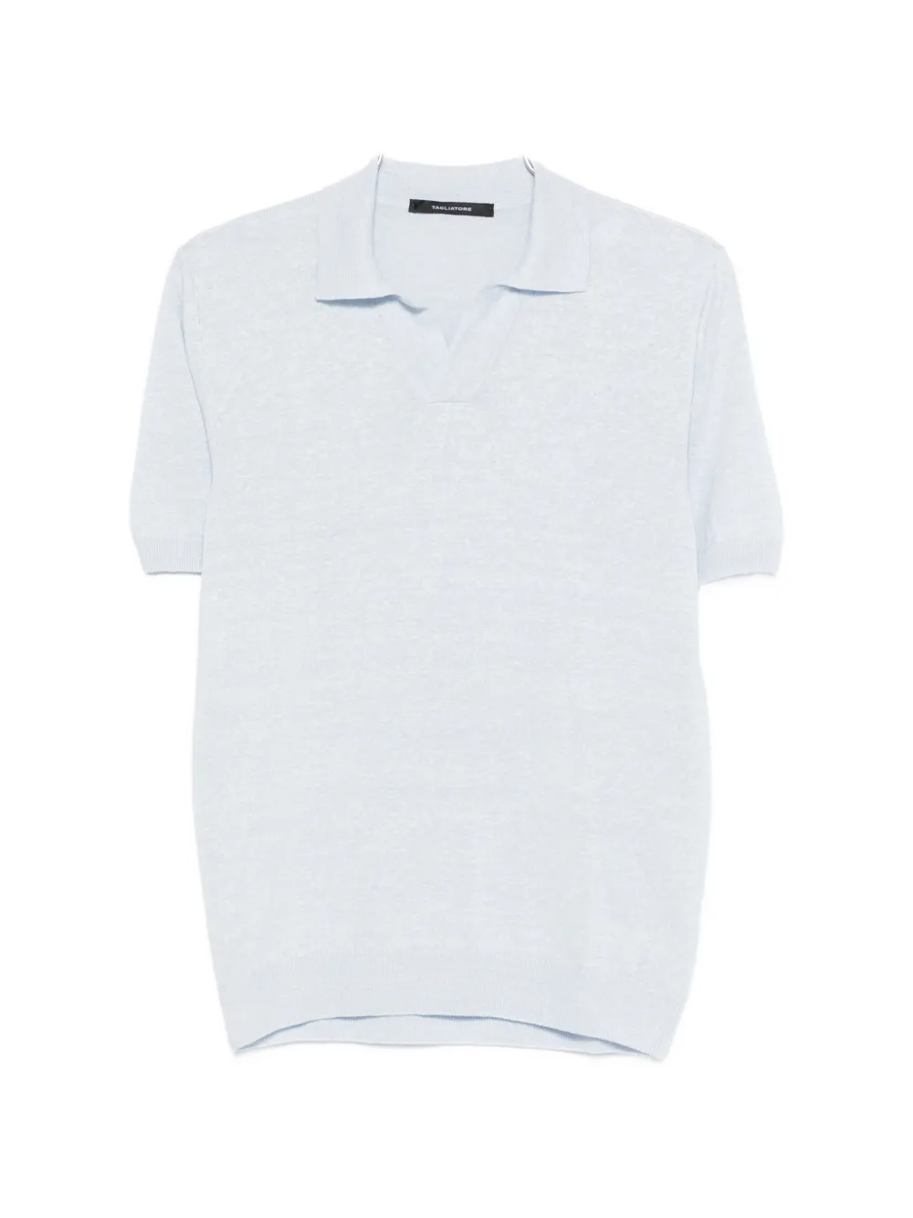 Tagliatore Keith V-neck T-shirt - Blau