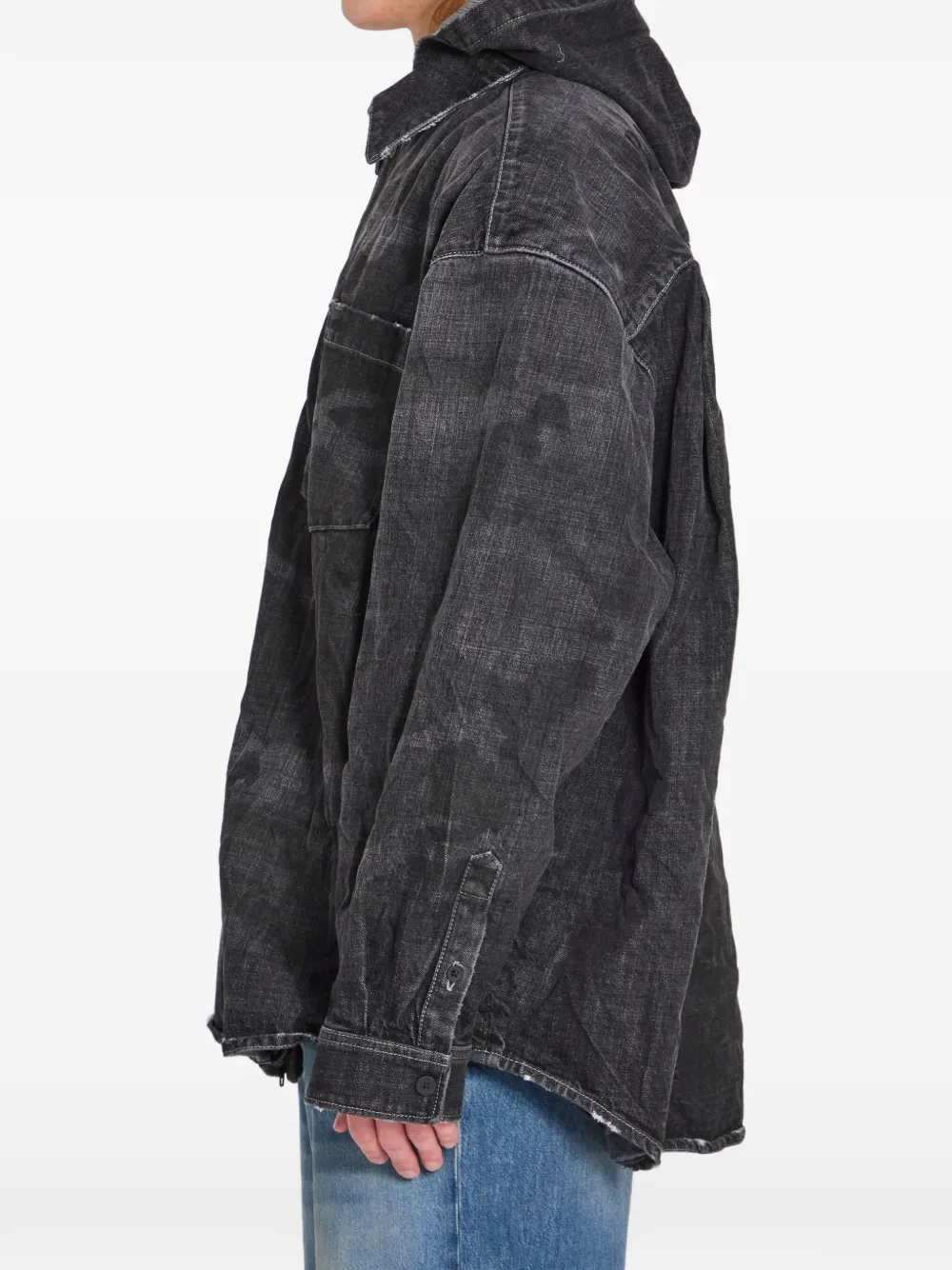  Balenciaga Denim Jacket - Black 