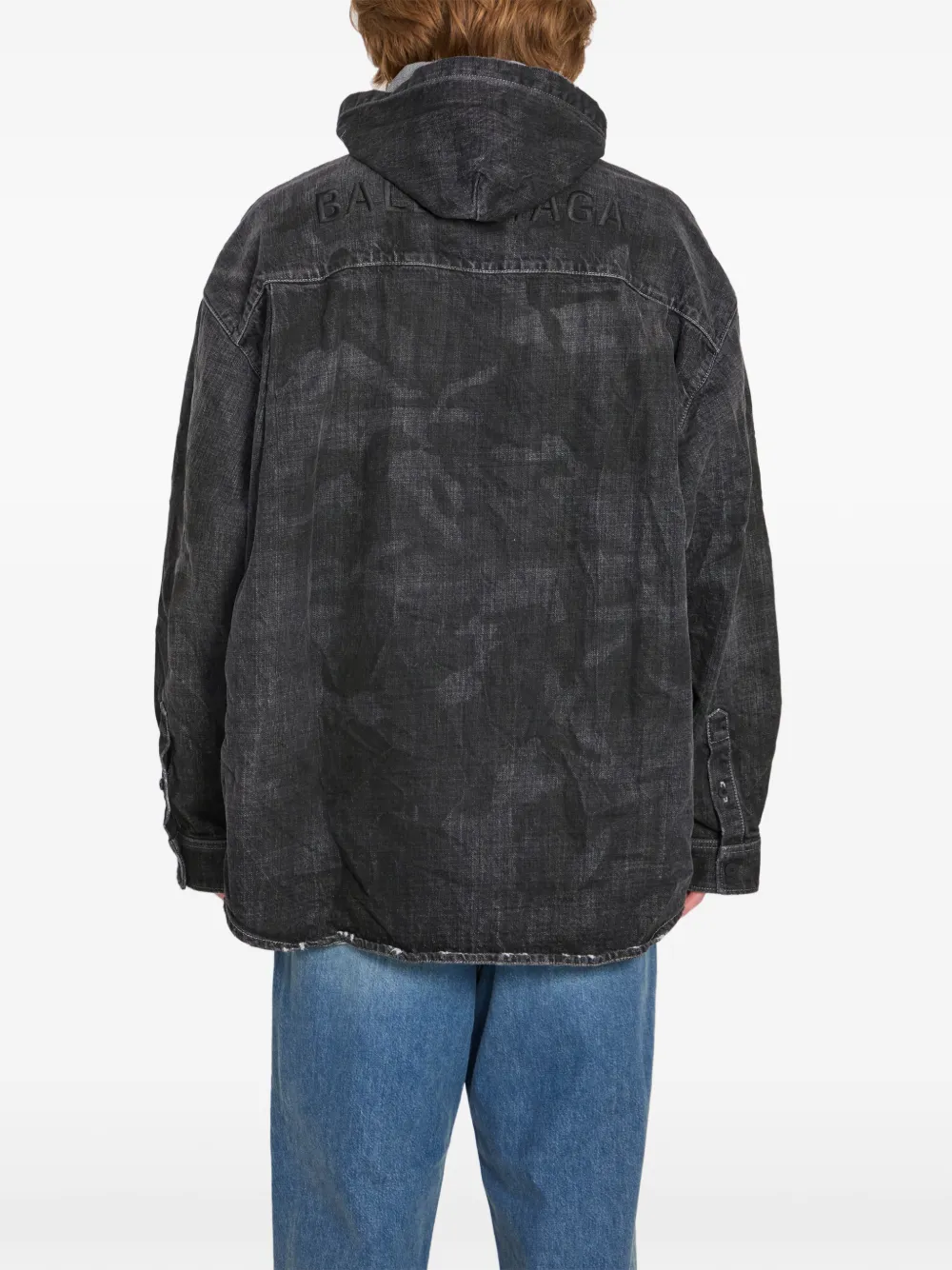  Balenciaga Denim Jacket - Black 