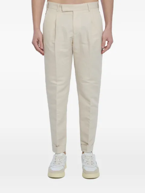 PT Torino pleated cuffed trousers
