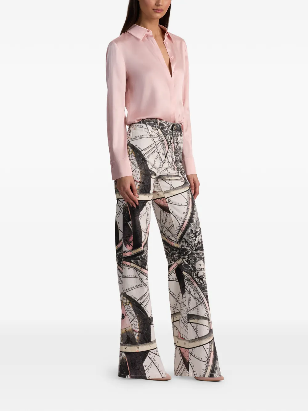  Alice + Olivia Vaqueros Chic Estampados - Blanco 