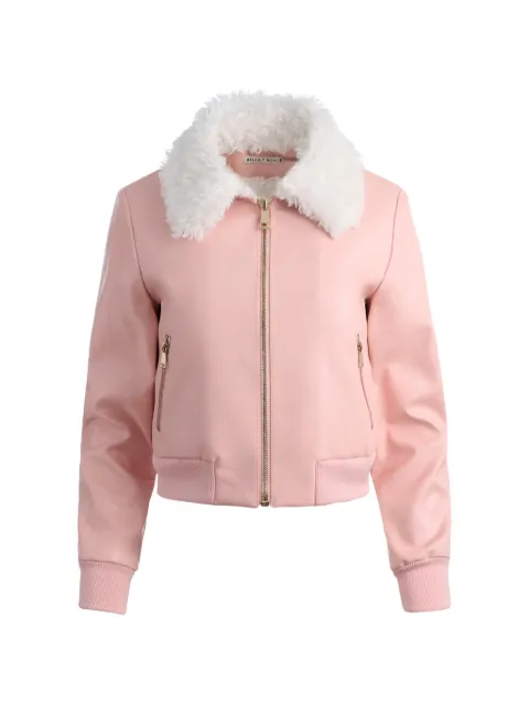 alice + olivia collar jacket