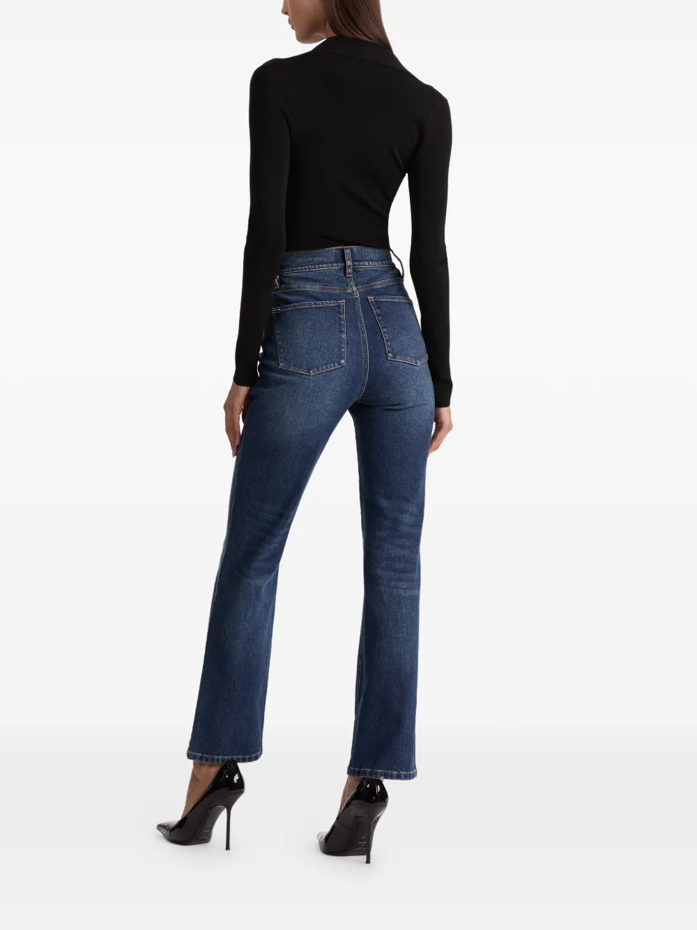 alice + olivia Rich slim-fit jeans Blauw