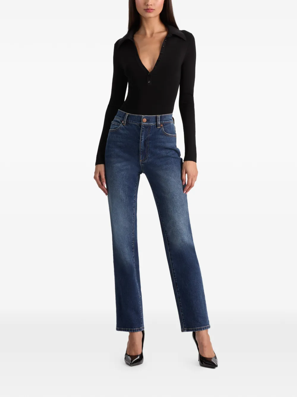  Alice + Olivia Rich Slim-fit Jeans - Blue 
