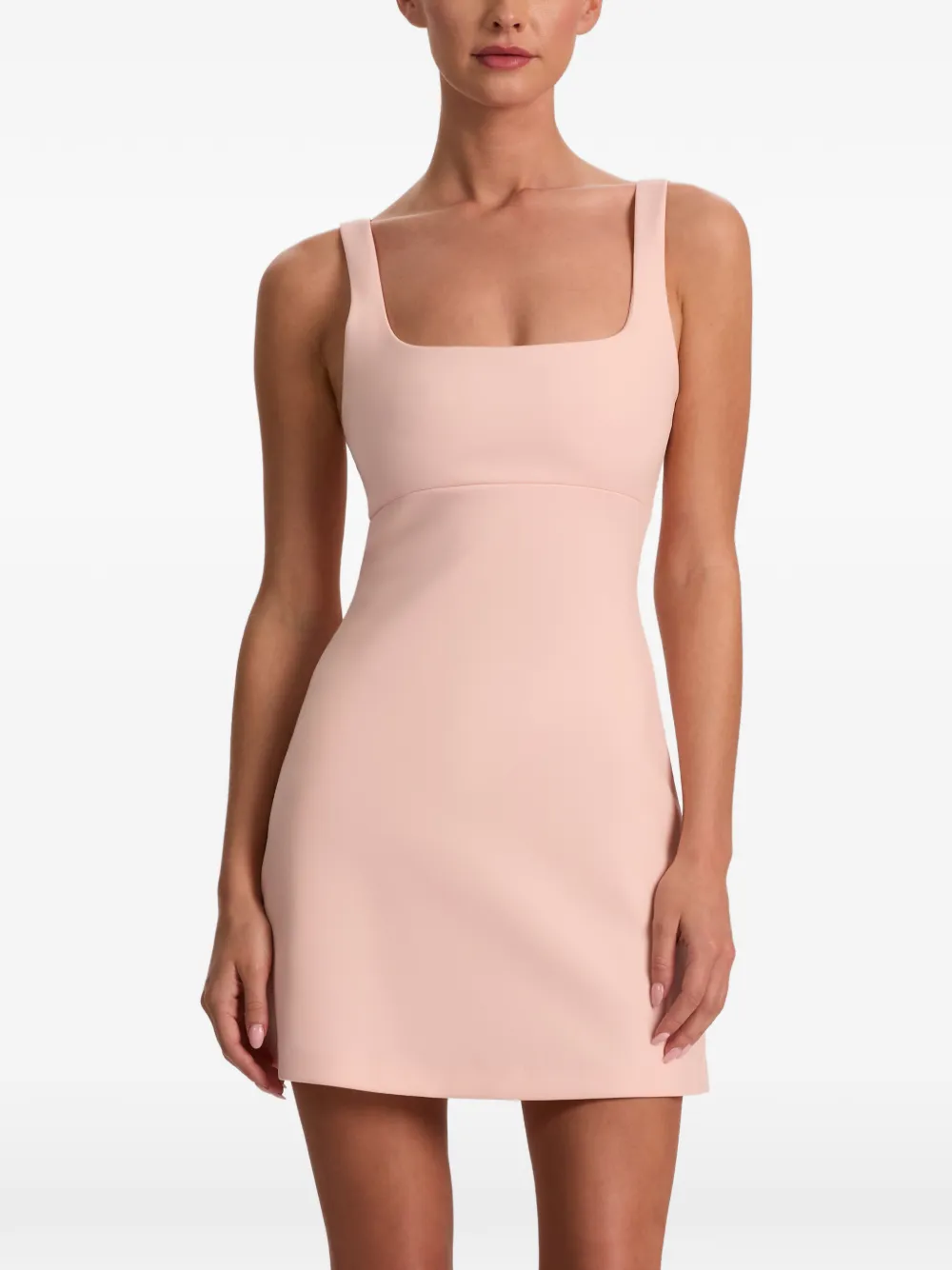 alice + olivia Mini-jurk met vierkante hals Roze