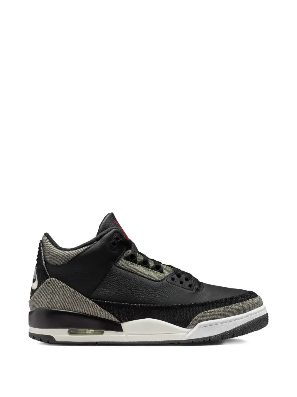 Jordan x Levi's Air Jordan 3 デニムスニーカー | ブラック | FARFETCH JP