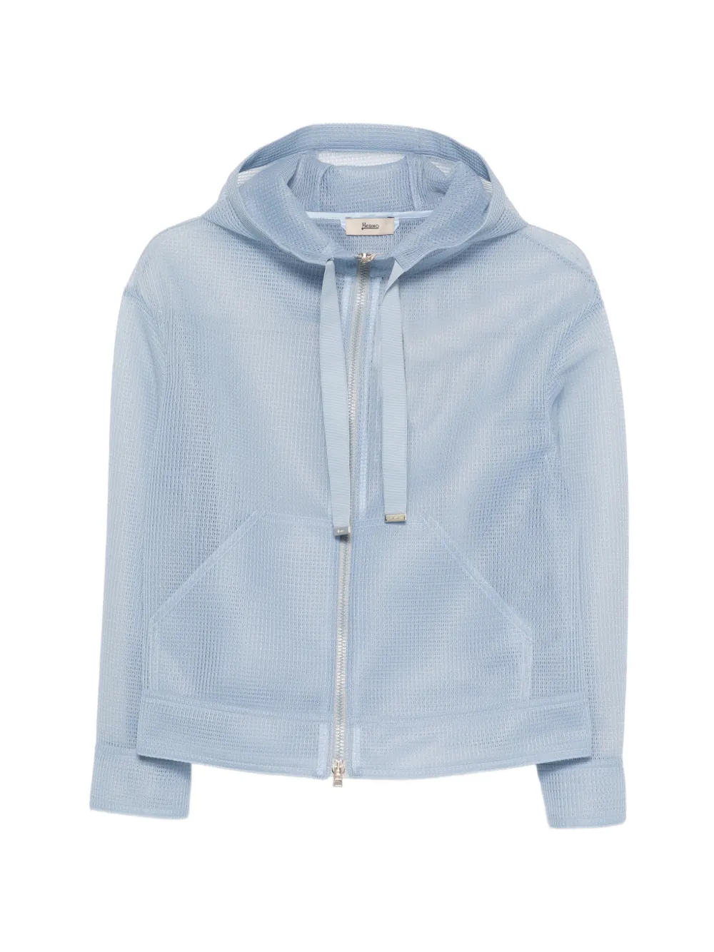 Herno hooded zip-up jacket - Blu