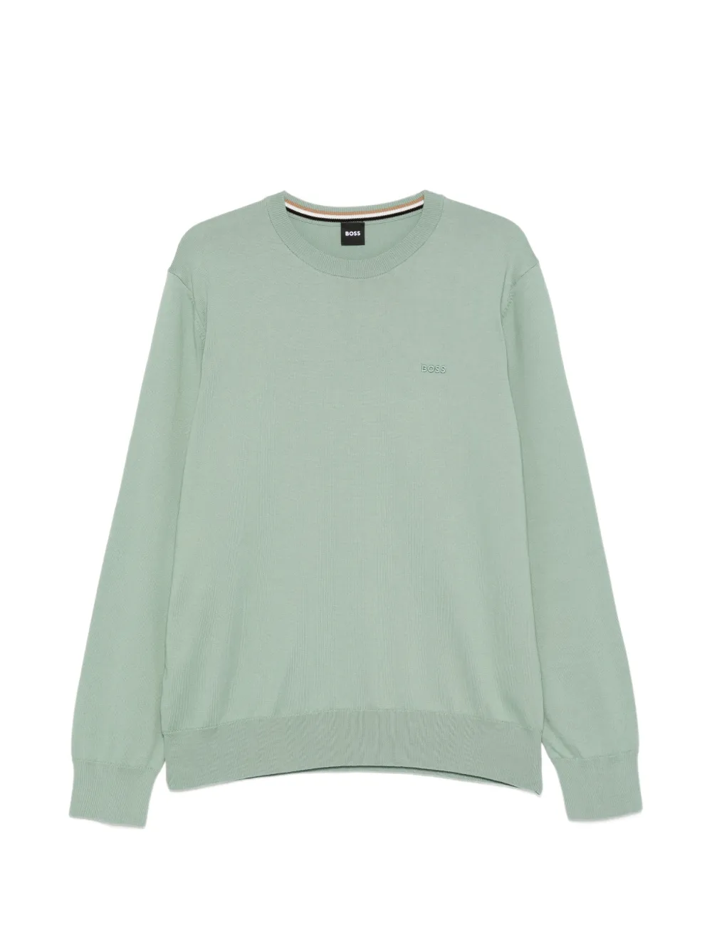 BOSS Felpa con ricamo - Verde