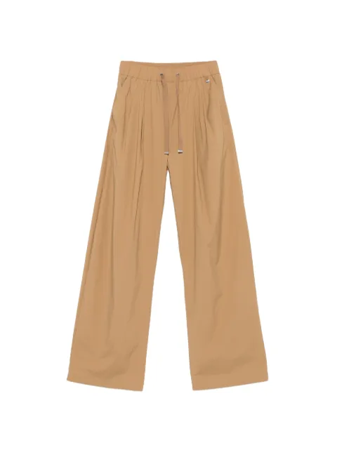 Herno pantalones palazzo con cordones en la pretina