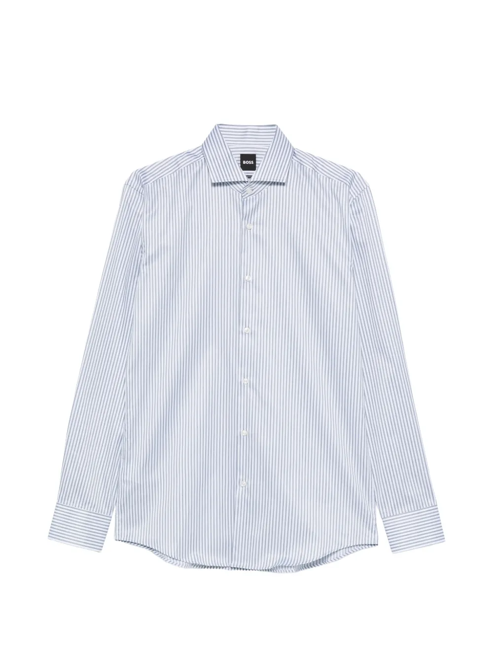 BOSS Gestreiftes Hemd - Weiß