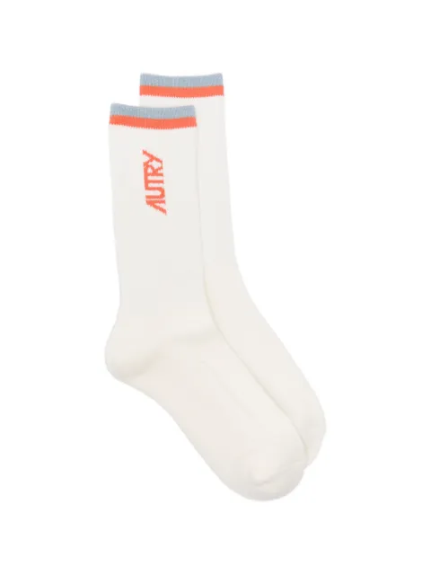 Autry logo-detail socks