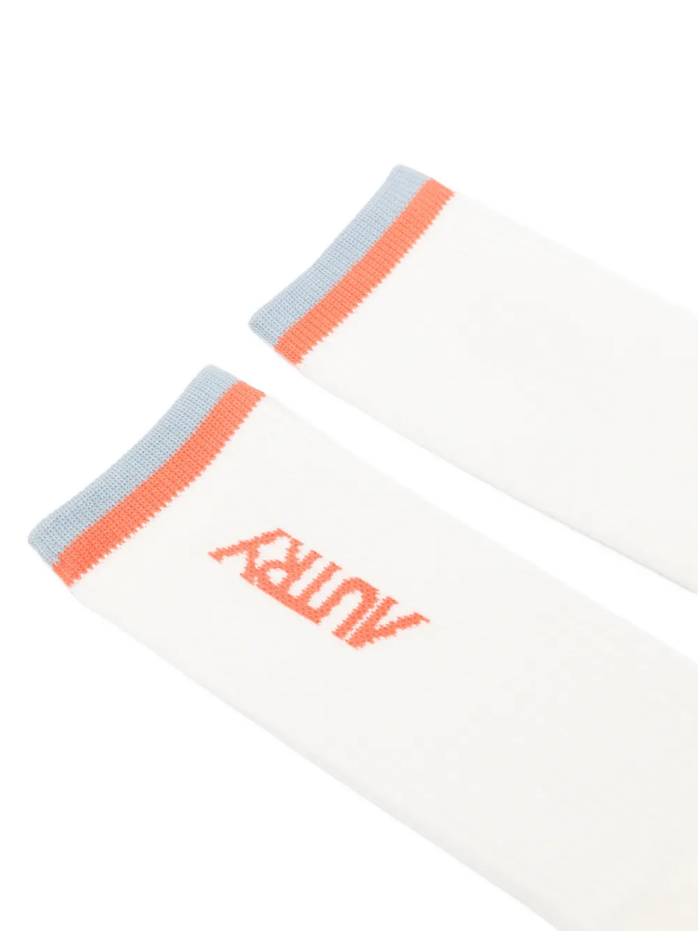  Autry Logo-detail Socks - White 
