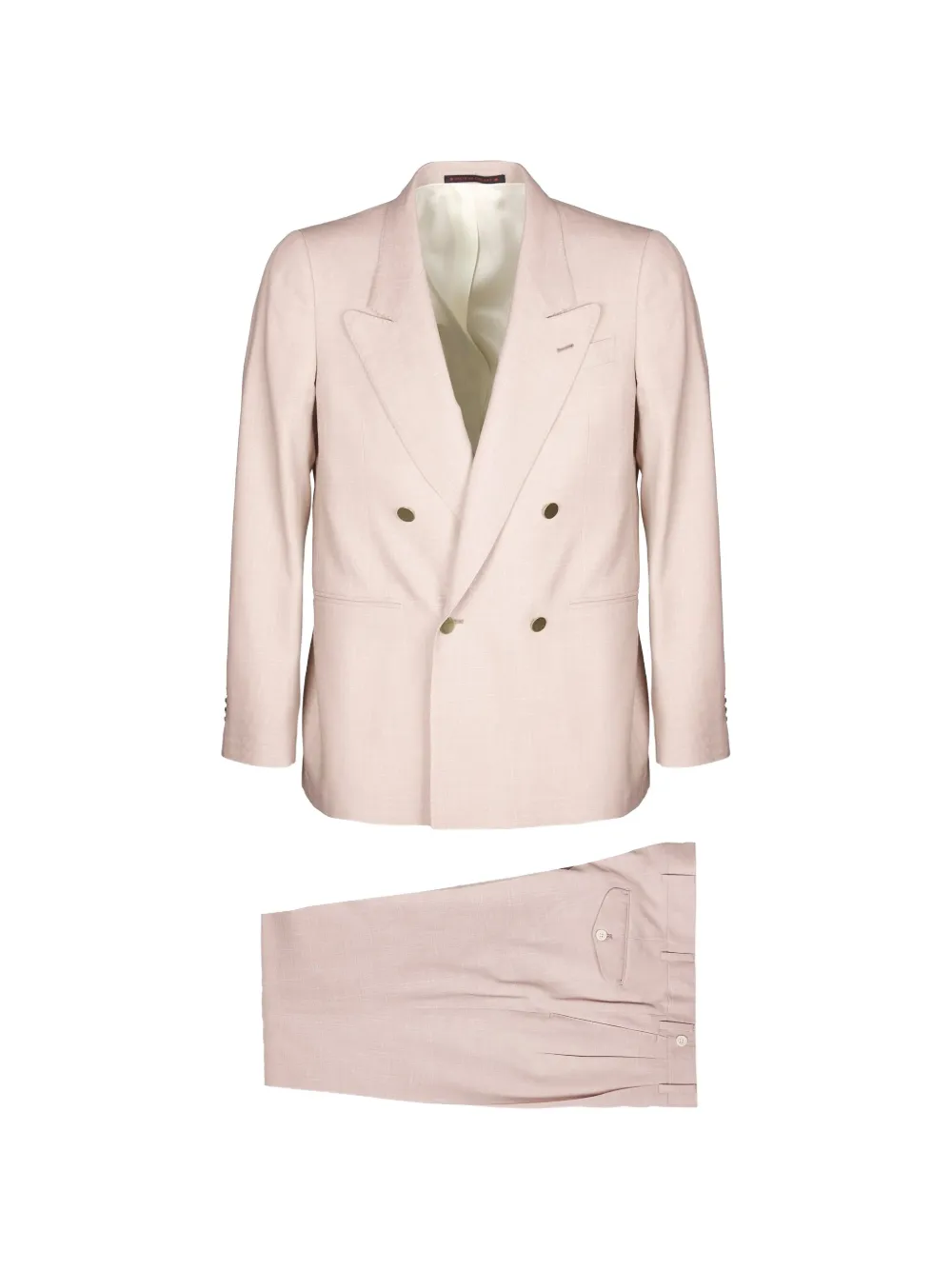 Bagnoli Sartoria Napoli double-breasted suit - Rosa