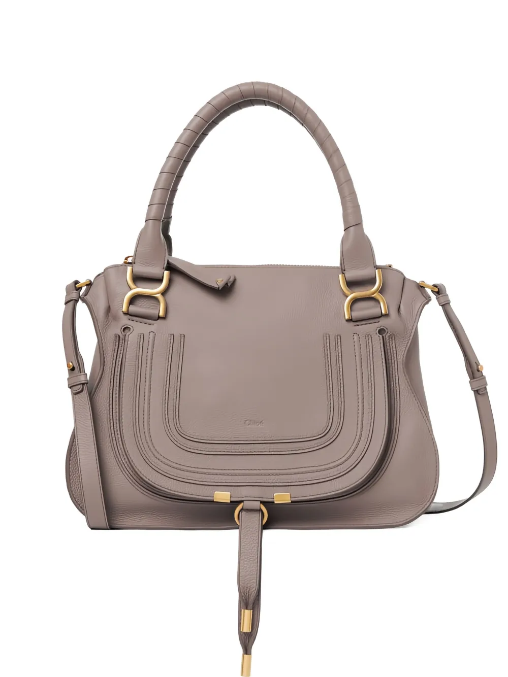Chloé small Marcie shoulder bag - Grigio