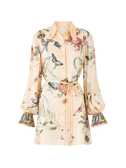 Camilla House Of Horoscopes shirt mini dress