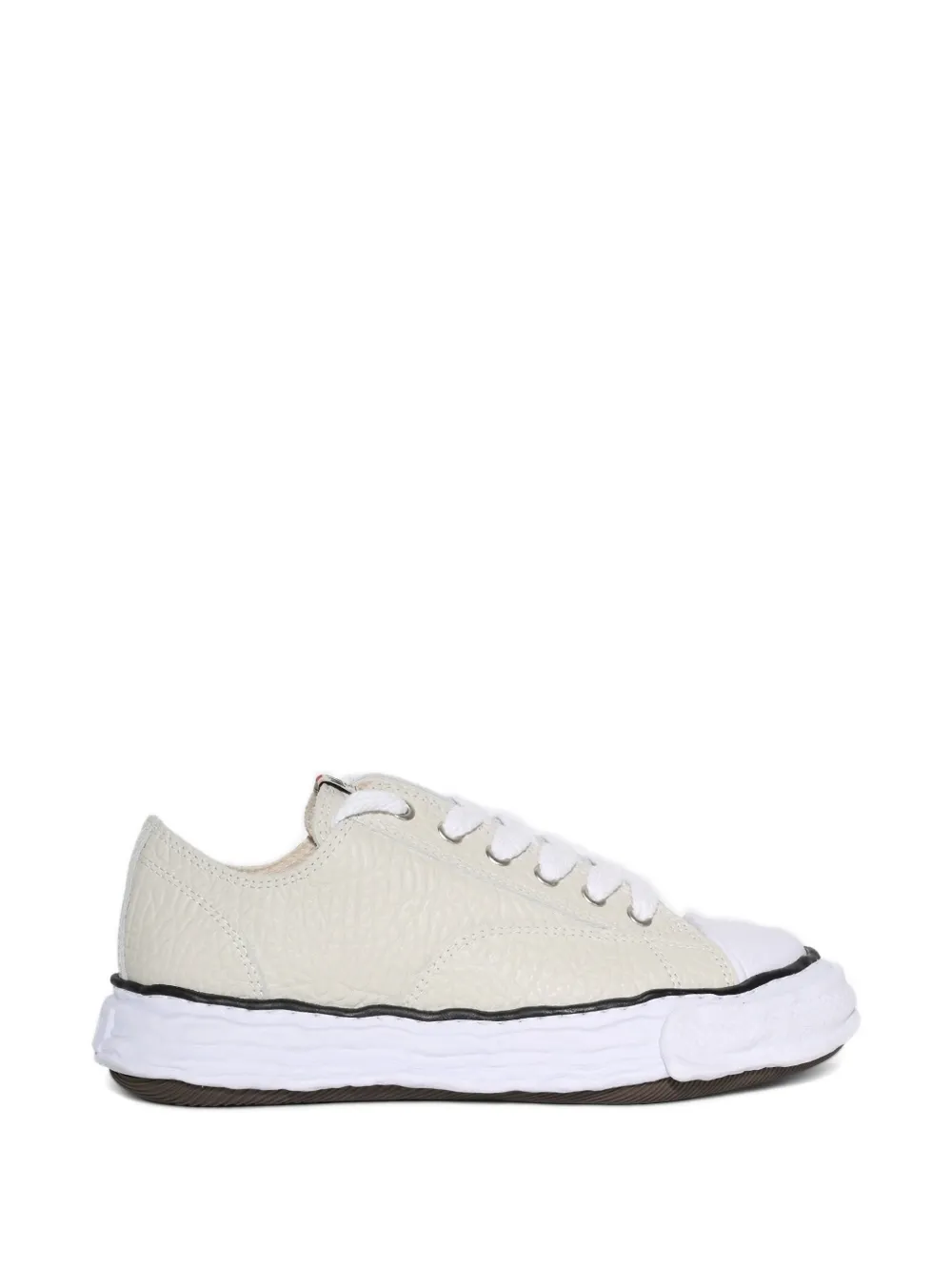 Maison MIHARA YASUHIRO Monster leather sneakers Beige