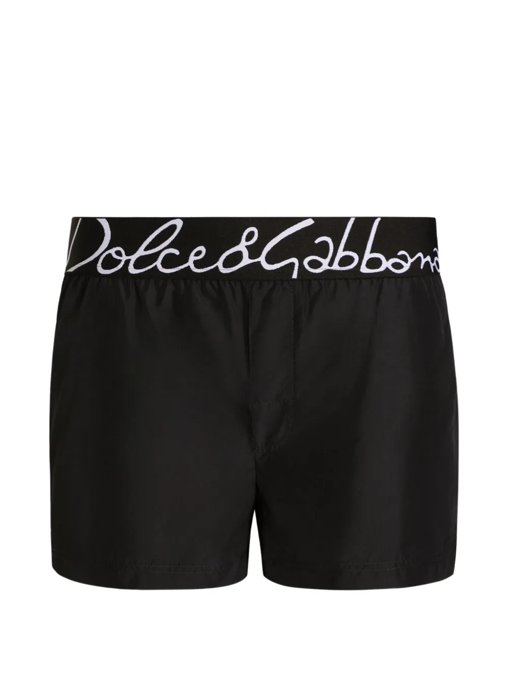 Dolce & Gabbana logo-detail swim shorts - Nero