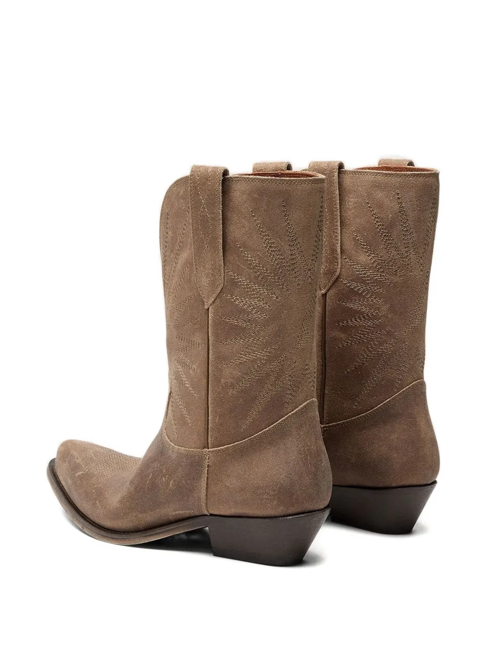 Golden Goose Wish Star laarzen met lage hak Grijs