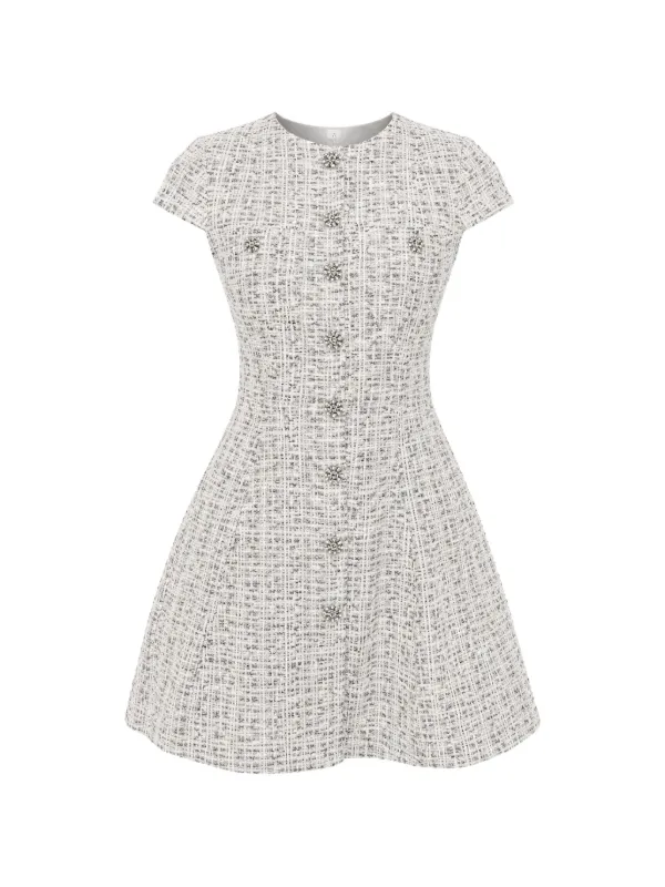 Alice + Olivia cap-sleeve Embellished Midi Dress | White | FARFETCH Alice + Olivia cap-sleeve Embellished Midi Dress | White | FARFETCH