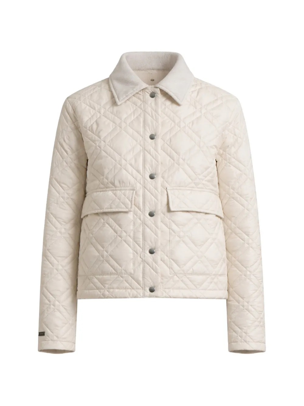 Peserico quilted collared jacket - Toni neutri