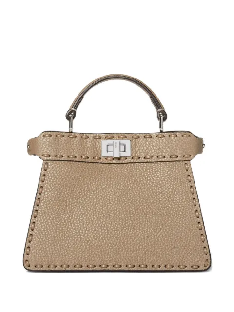 FENDI Peekaboo stitched top handle shoulder bag