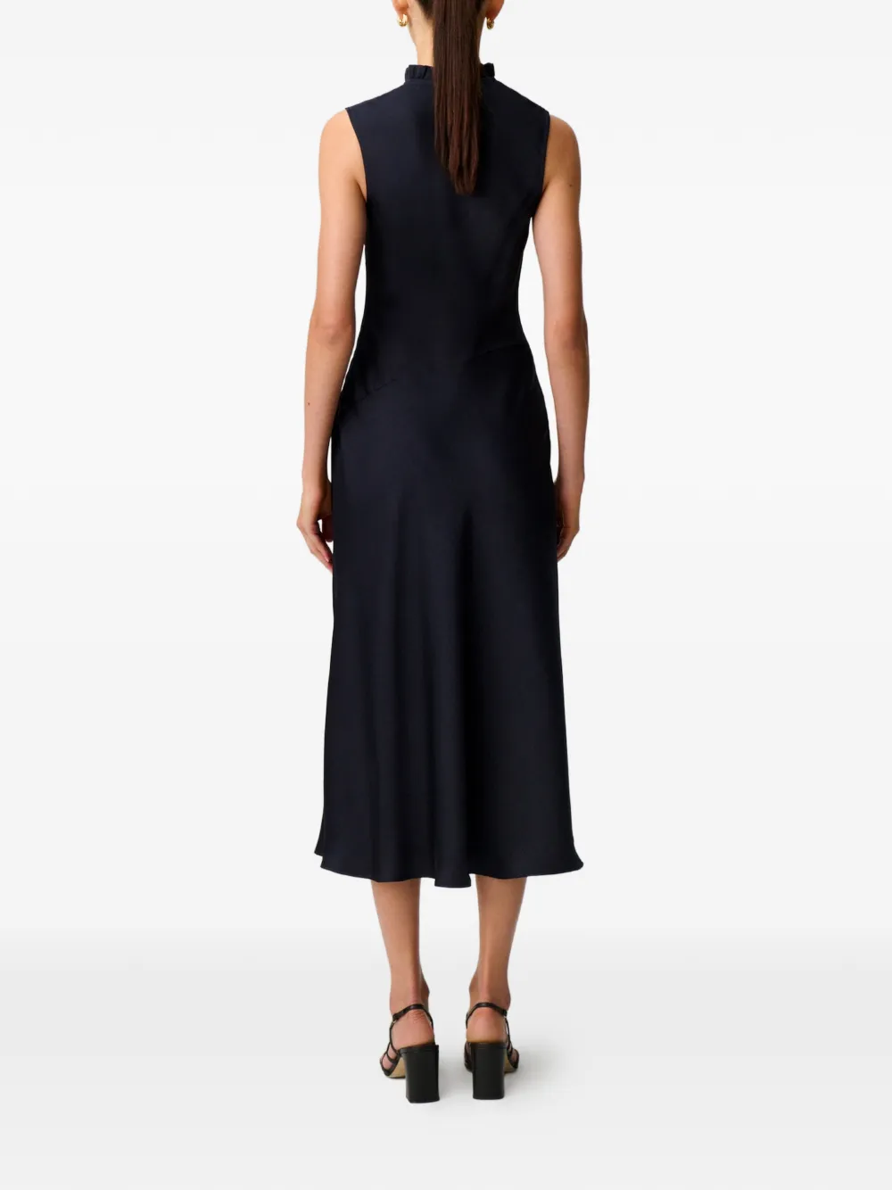 Claudie Pierlot Flowy midi-jurk Blauw