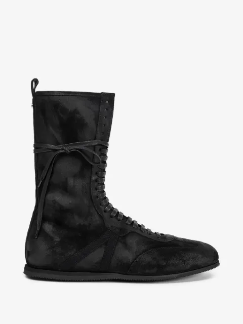 Ann Demeulemeester Fides lace-up suede sneakers