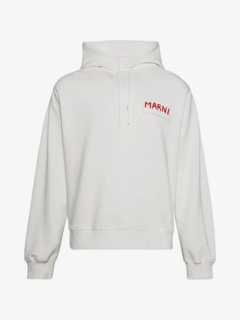 Marni hoodie con parche del logo