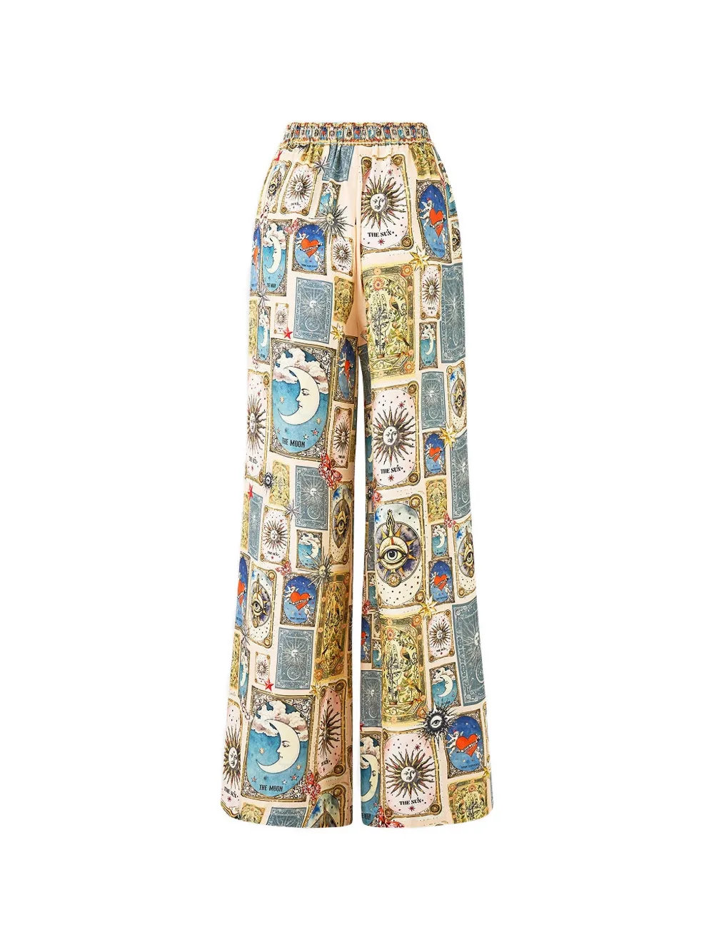  Camilla Drawstring Printed Pants - Neutrals 