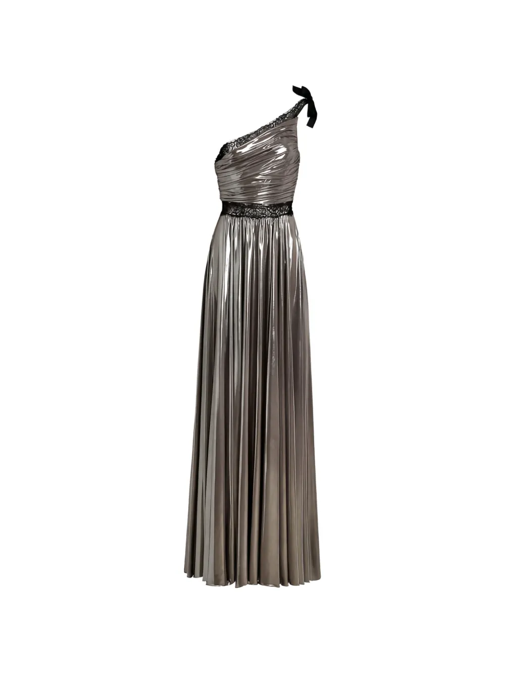 Giambattista Valli asymmetric one-shoulder gown - Silver