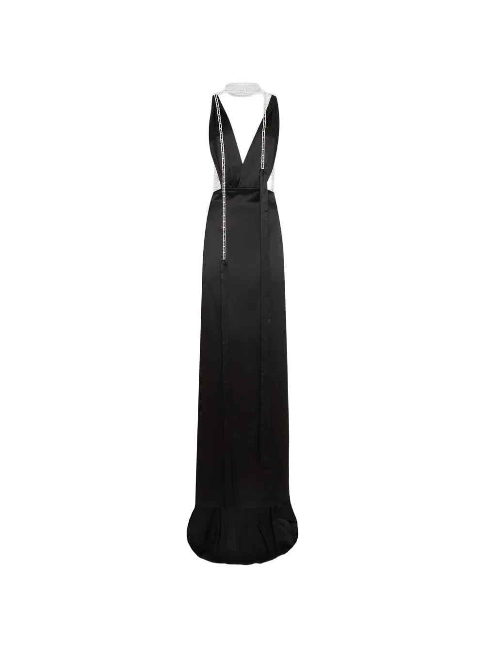 DSQUARED2 jewelled-embellishment maxi dress - Nero