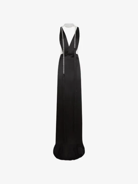 DSQUARED2 jewelled-embellishment maxi dress